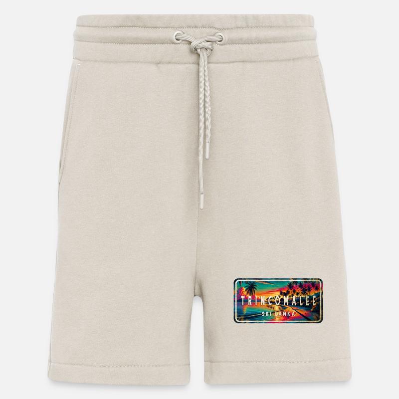 Trincomalee Beach Sunset Schild - Shorts - made by SPREAD - WARM CLAY