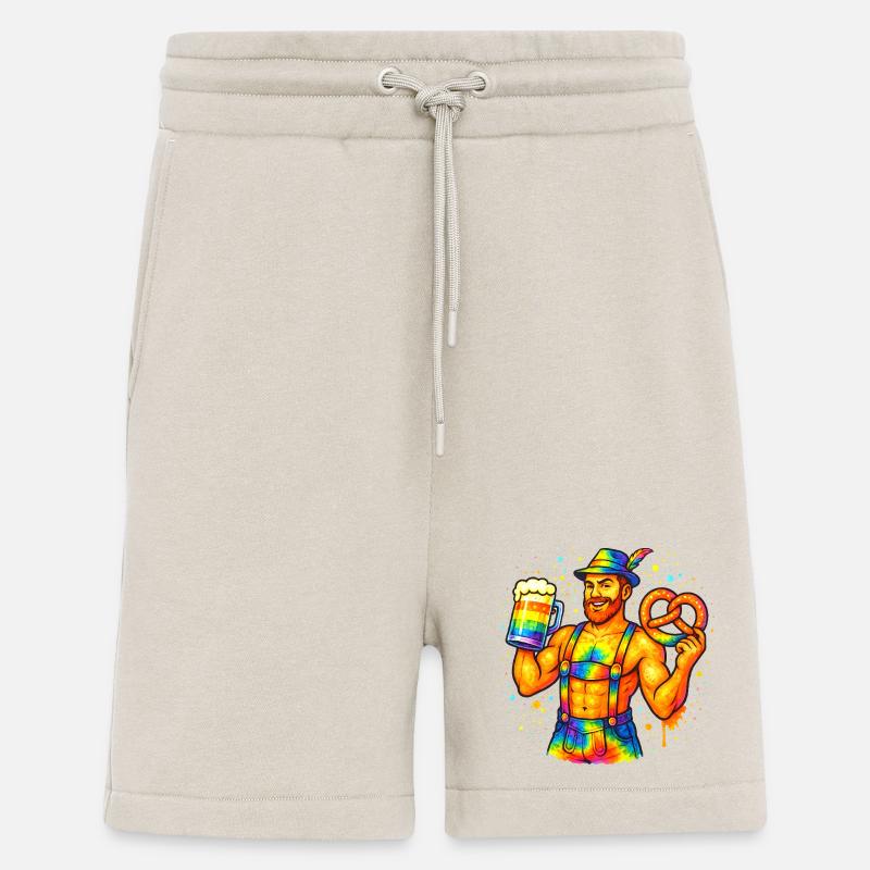 Fierté bavaroise - Short bio décontracté fabriqué en UE - WARM CLAY