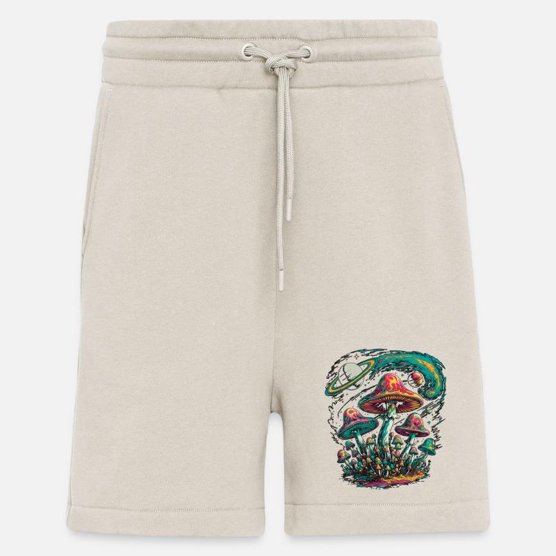 Psychedelische kosmische Pilze Kunstwerk - Shorts - made by SPREAD - WARM CLAY