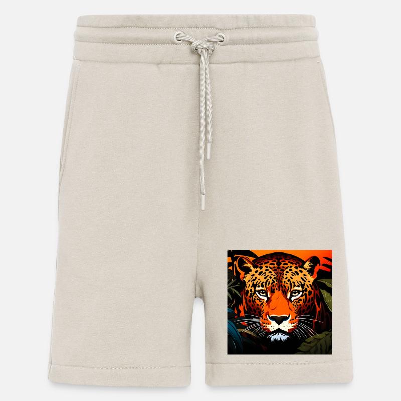 Wild Leopard Grafik - Shorts - made by SPREAD - WARM CLAY