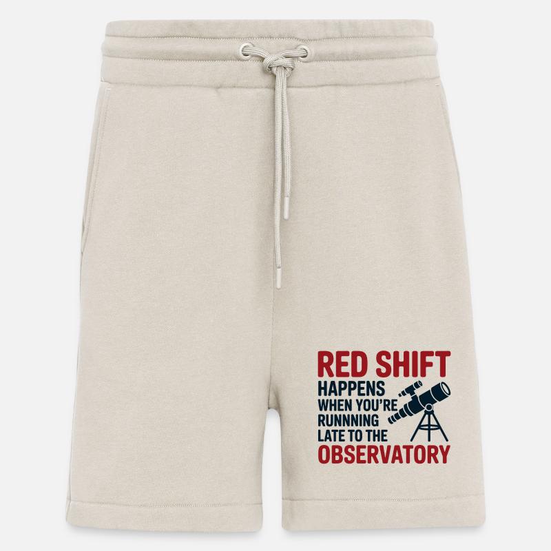 Red Shift Observatory hat Verspätung - Shorts - made by SPREAD - WARM CLAY