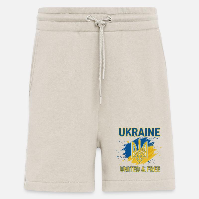 Ukraine Einheit und Freiheit - Shorts - made by SPREAD - WARM CLAY