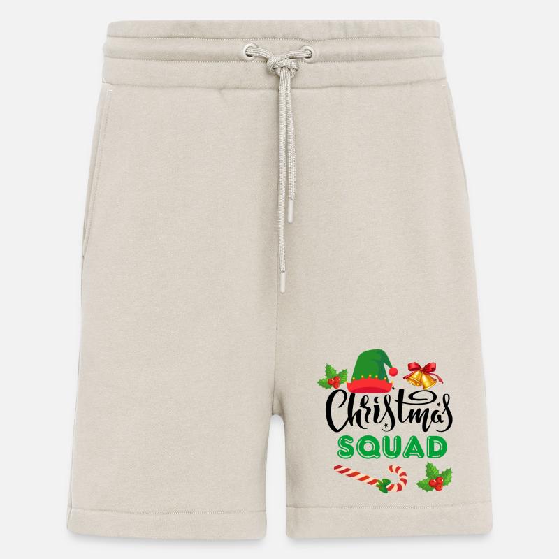 Équipe de Noël, Épouser Noël - Short bio décontracté fabriqué en UE - WARM CLAY