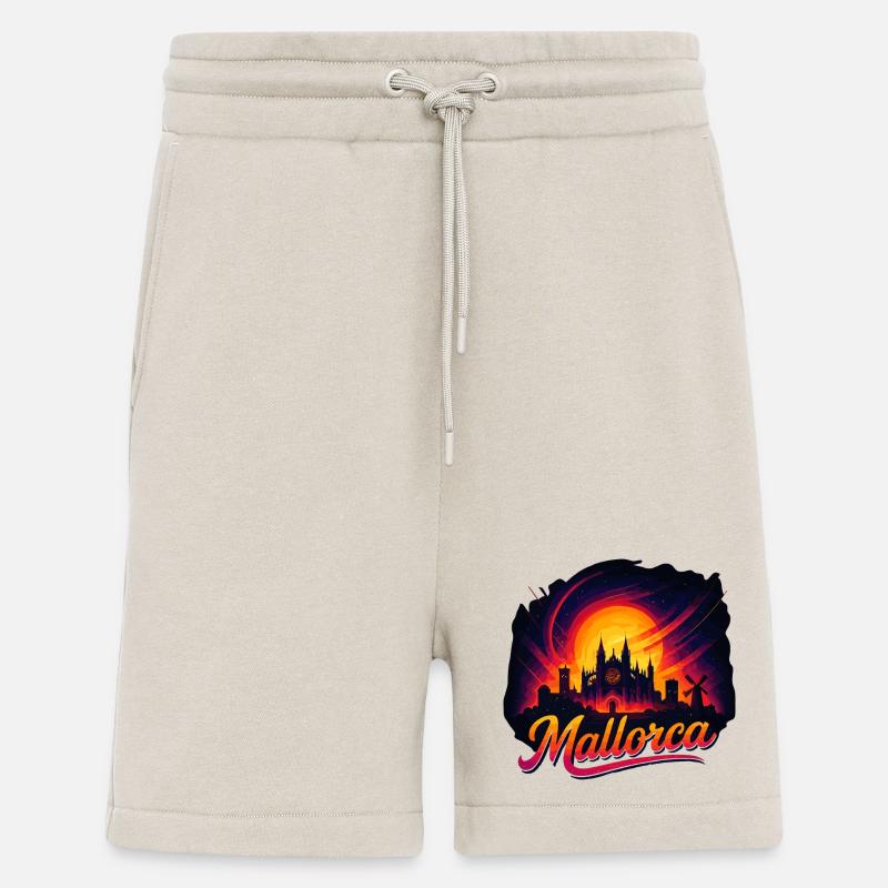 Mallorca Sunset Cathedral Gift Palma - Shorts - made by SPREAD - WARM CLAY