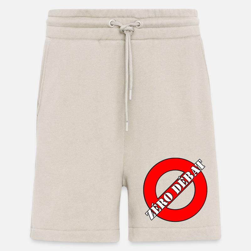 ZÉRO DÉBAT. - Short bio décontracté fabriqué en UE - WARM CLAY