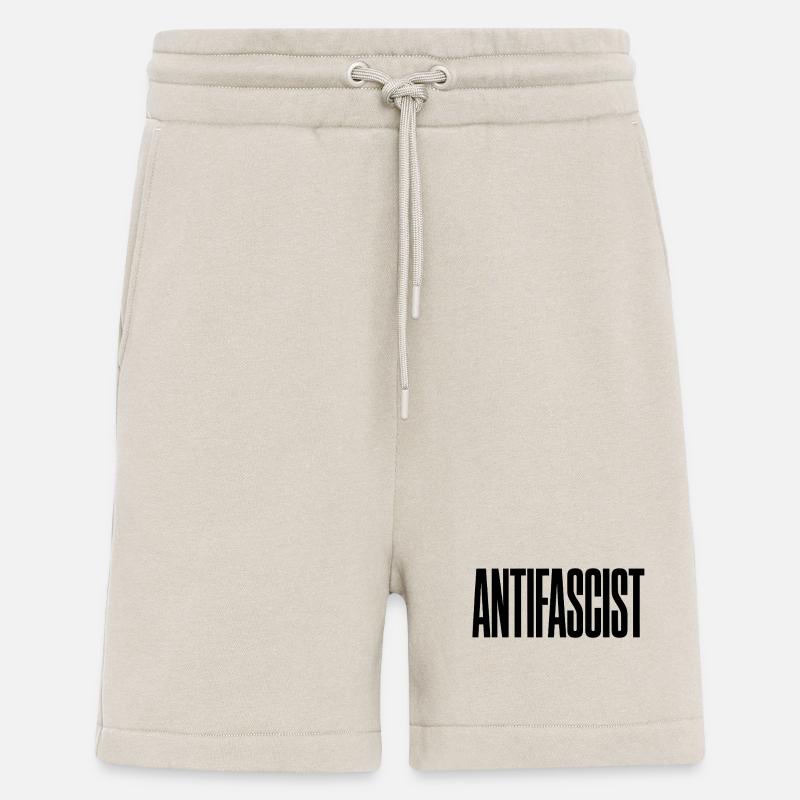 Antifasciste - Antifa Tee - Short bio décontracté fabriqué en UE - WARM CLAY