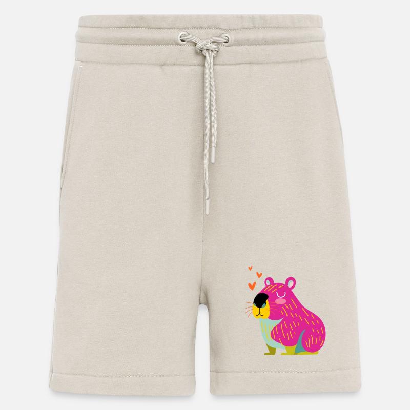 Glückliches Kapybara - Shorts - made by SPREAD - WARM CLAY