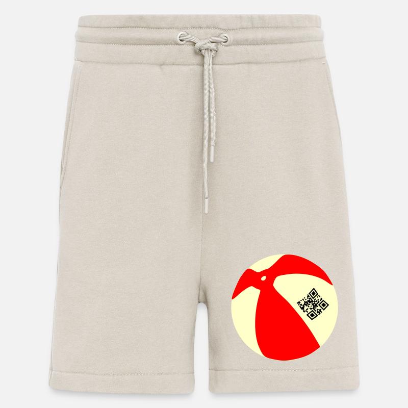 Ball QR - Short bio décontracté fabriqué en UE - WARM CLAY
