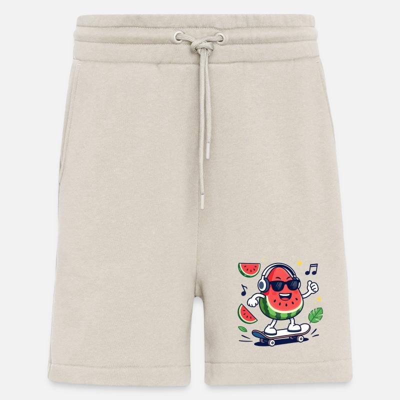 Pastèque Rythmée en Skate - Short bio décontracté fabriqué en UE - WARM CLAY
