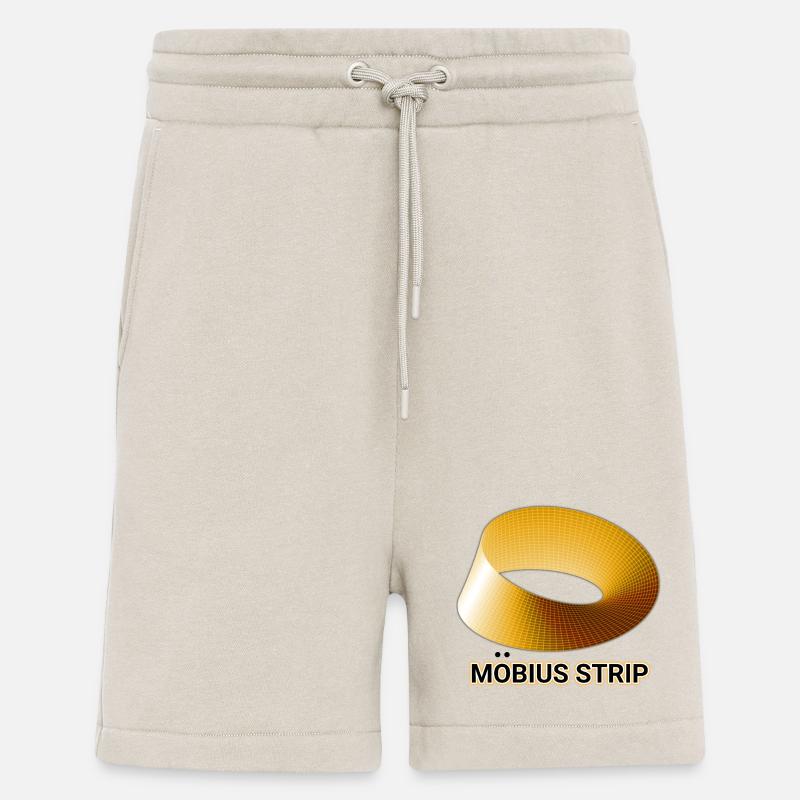 Ruban de Möbius Doré - Short bio décontracté fabriqué en UE - WARM CLAY