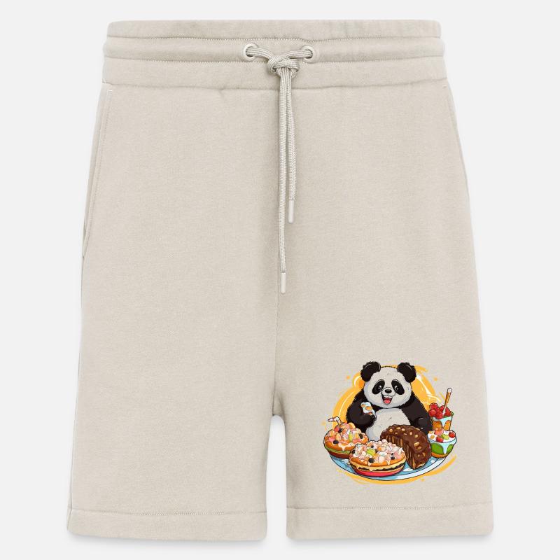 Panda Dessert Fest - Shorts - made by SPREAD - WARM CLAY