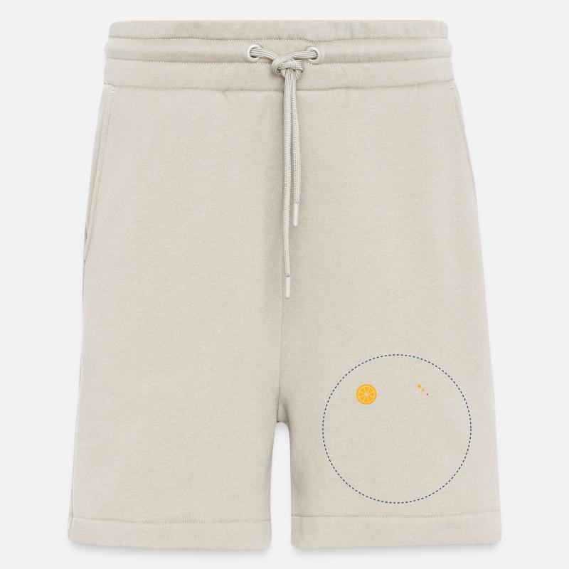 Citrus Orbit Print - Shorts - made by SPREAD - WARM CLAY