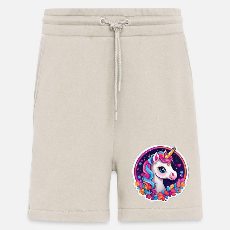 Sternenregenbogen-Einhorn - Shorts - made by SPREAD - WARM CLAY