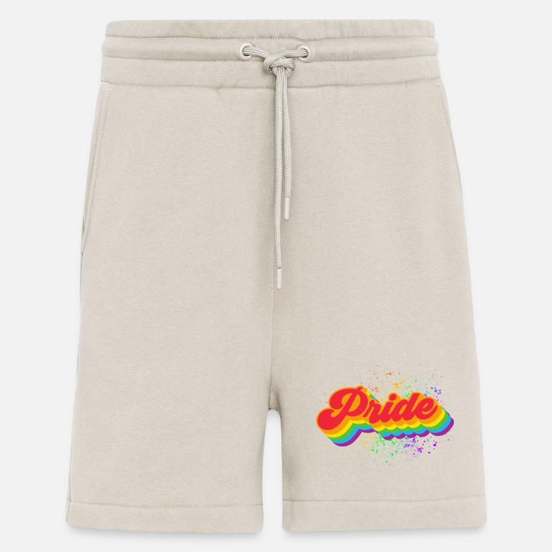 Pride Rainbow Wave - Shorts - made by SPREAD - WARM CLAY