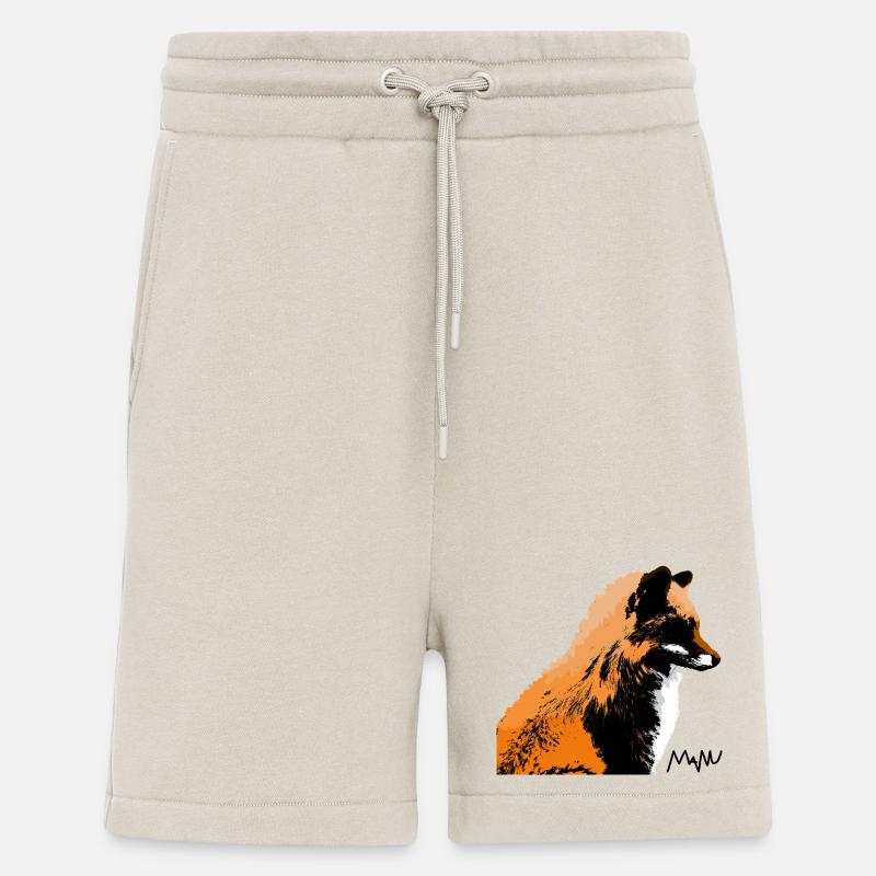 renard - Short bio décontracté fabriqué en UE - WARM CLAY
