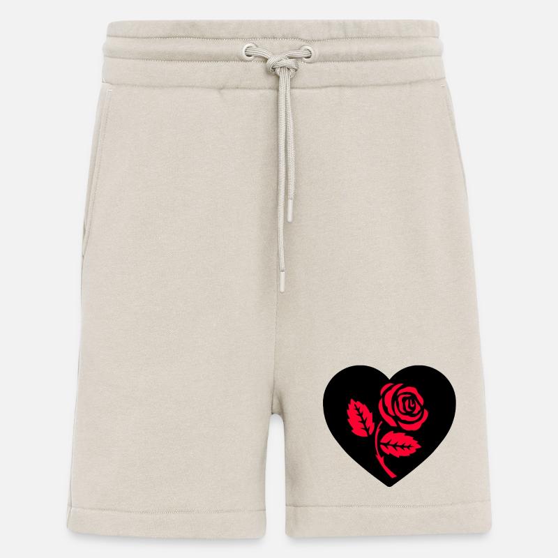 Roses - Short bio décontracté fabriqué en UE - WARM CLAY