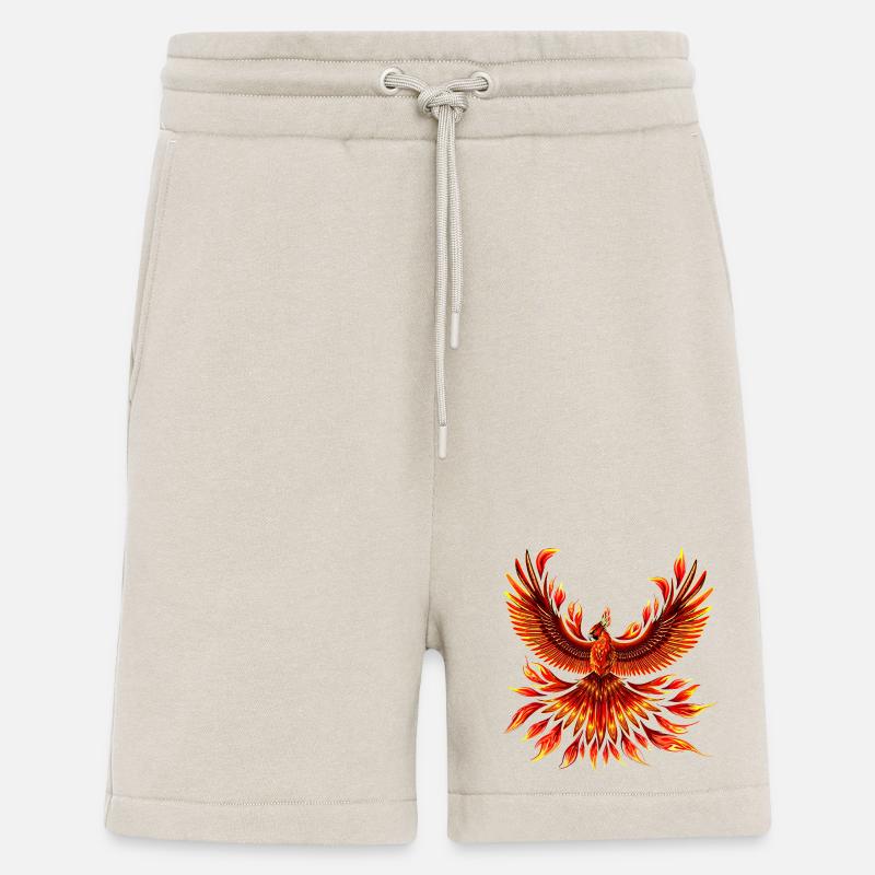 Phoenix Fire Bird - Shorts - made by SPREAD - WARM CLAY