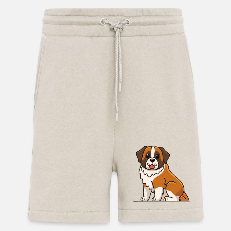 Saint-Bernard (bande dessinée) - Short bio décontracté fabriqué en UE - WARM CLAY