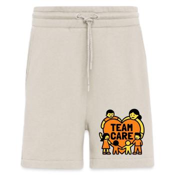 Team Care Herz Kita Wappen - Shorts - made by SPREAD - WARM CLAY - Vorne