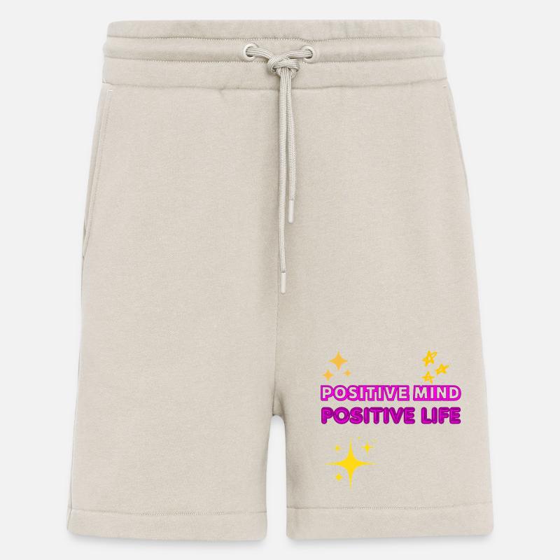 Positive Mind Positive Life Geschenkidee - Shorts - made by SPREAD - WARM CLAY