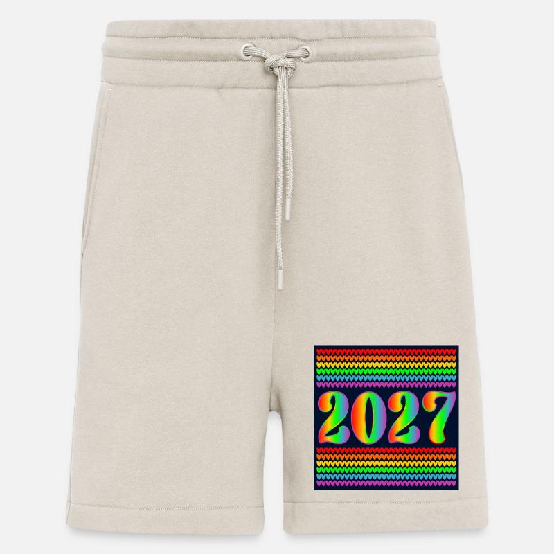 Rainbow Year 2027 - Shorts - made by SPREAD - WARM CLAY