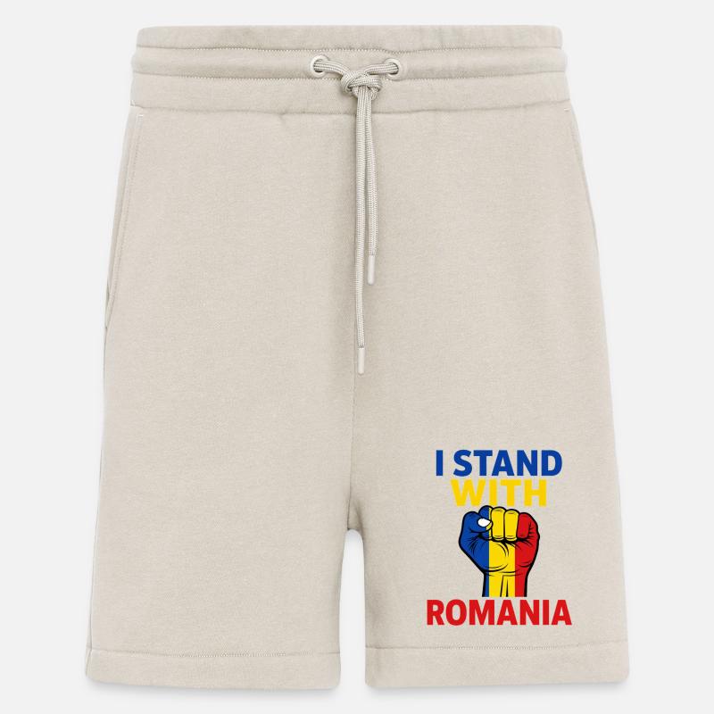 Support for Romania - Shorts - made by SPREAD - WARM CLAY
