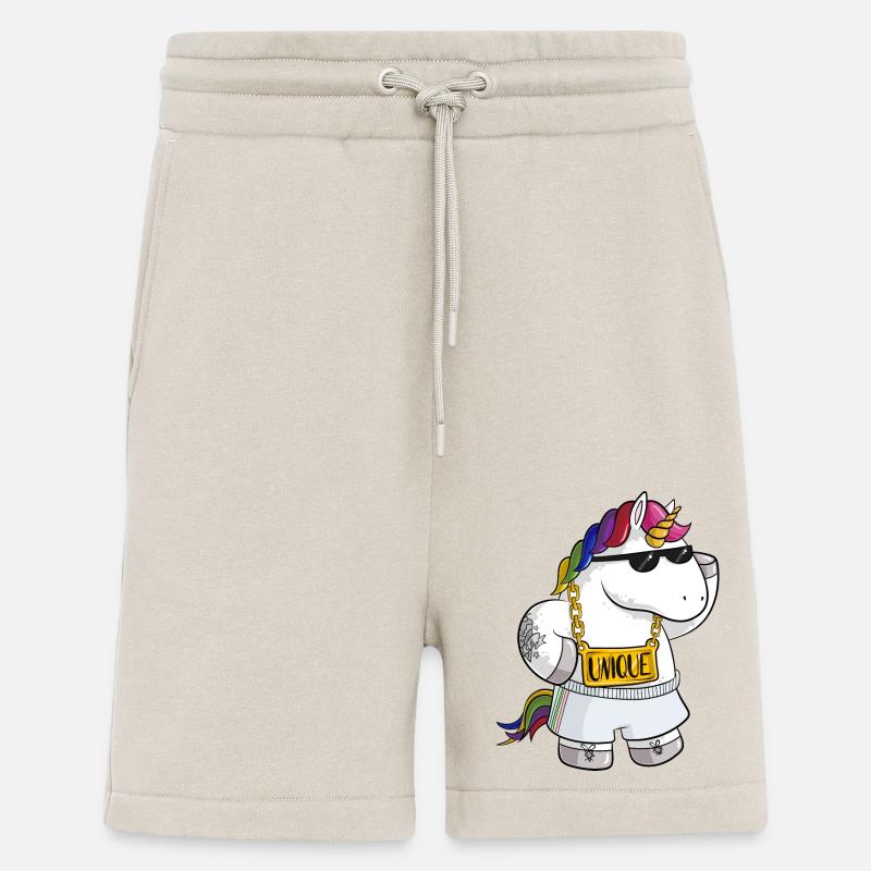 Unique Comic Einhorn - Shorts - made by SPREAD - WARM CLAY