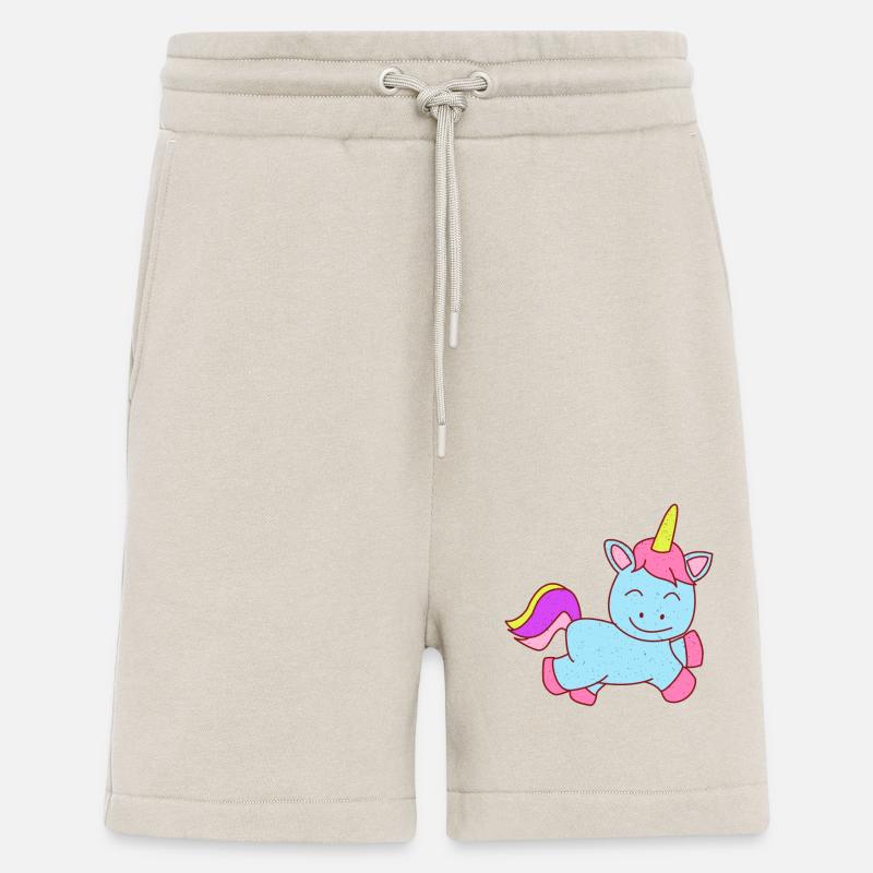 Unicorn drawing - Shorts - made by SPREAD - WARM CLAY