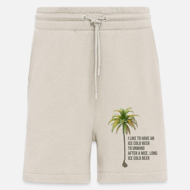 Palmen-Zitat - Shorts - made by SPREAD - WARM CLAY