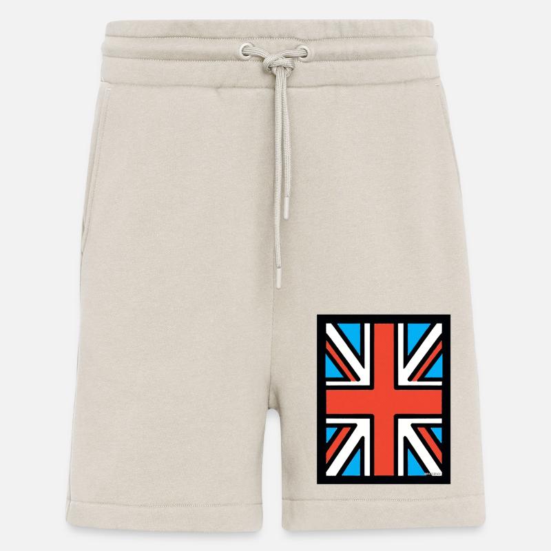 Union Jack - Pantaloncini ecologici casual Made in UE - WARM CLAY