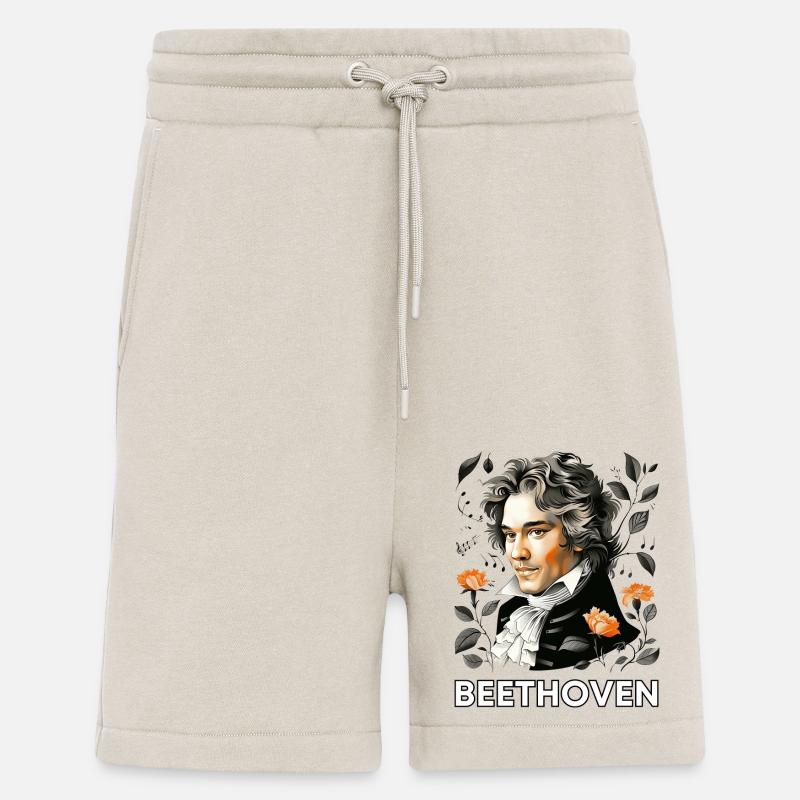 Ludwig van Beethoven - Shorts - made by SPREAD - WARM CLAY