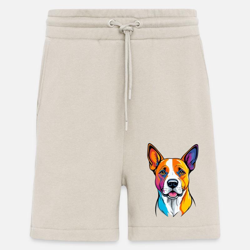 Hund mit Bundes Gesicht - Shorts - made by SPREAD - WARM CLAY