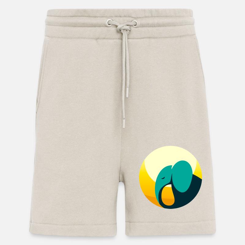 Abstrakter Elefant - Shorts - made by SPREAD - WARM CLAY