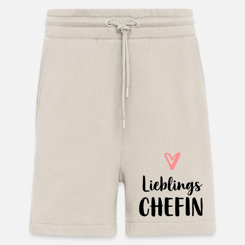 Lieblings Chefin Herz Geschenk Chef - Shorts - made by SPREAD - WARM CLAY