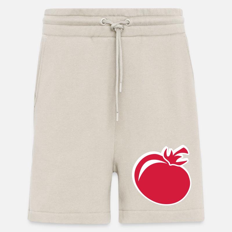 Tomate rouge - Short bio décontracté fabriqué en UE - WARM CLAY