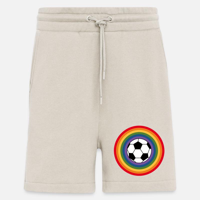 football Regembogen - Short bio décontracté fabriqué en UE - WARM CLAY