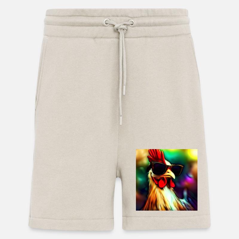Fancy Chicken III - Shorts - made by SPREAD - WARM CLAY