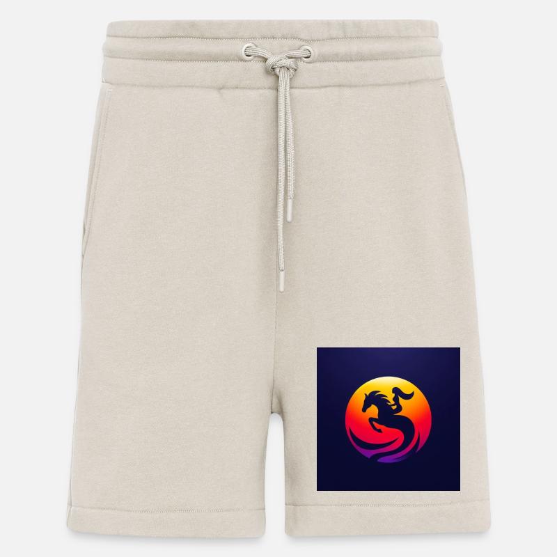Reiterin auf Pferd 3 - Shorts - made by SPREAD - WARM CLAY