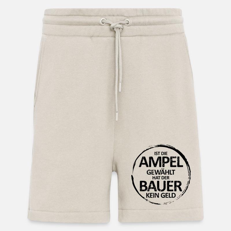 Bauernproteste Agrardiesel Demo - Shorts - made by SPREAD - WARM CLAY