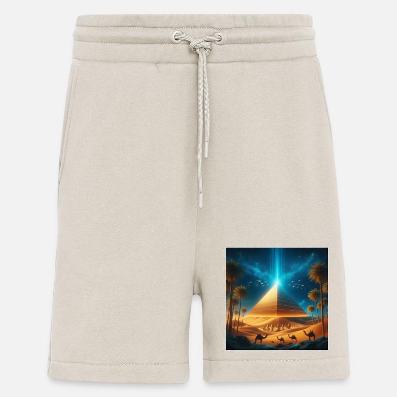 Pyramide 8 - Short bio décontracté fabriqué en UE - WARM CLAY