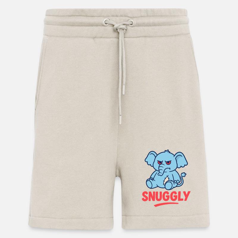 Grumpy Elephant - Shorts - made by SPREAD - WARM CLAY