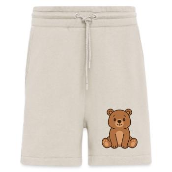Kuschelbär Illustration - Shorts - made by SPREAD - WARM CLAY - Vorne