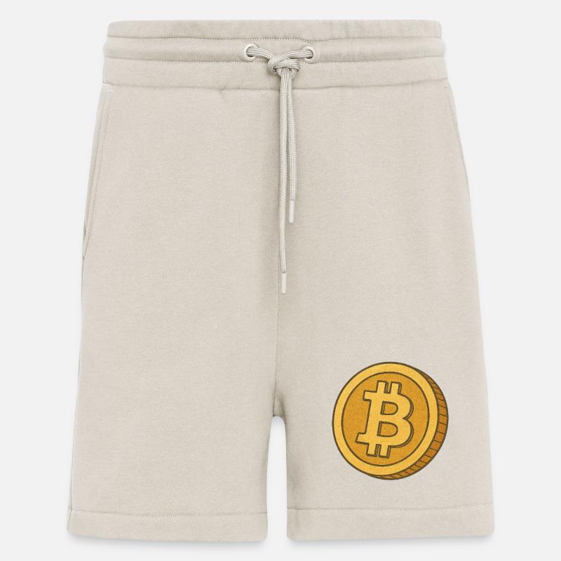 Bitcoin_als_comic - Shorts - made by SPREAD - WARM CLAY