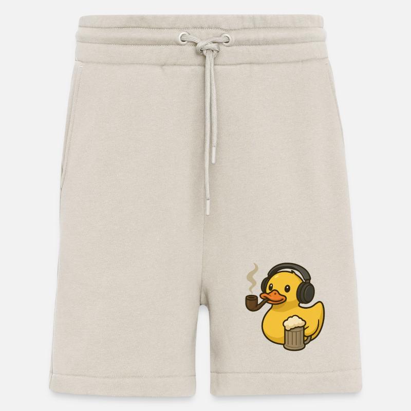D’Duck - Short bio décontracté fabriqué en UE - WARM CLAY