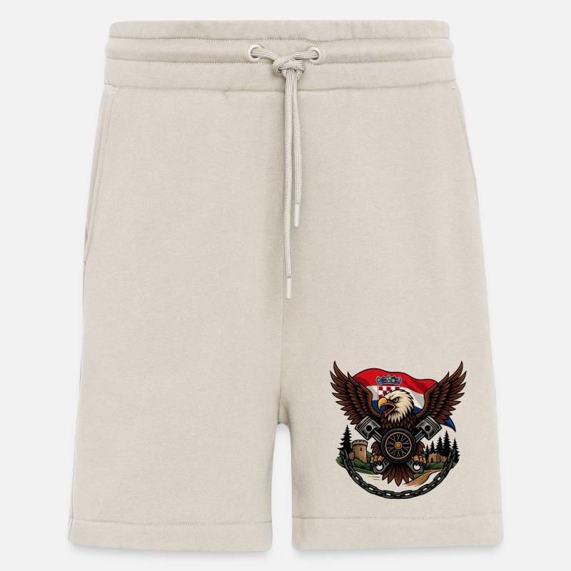 Croatian Imperial Crusader Eagle - Shorts - made by SPREAD - WARM CLAY