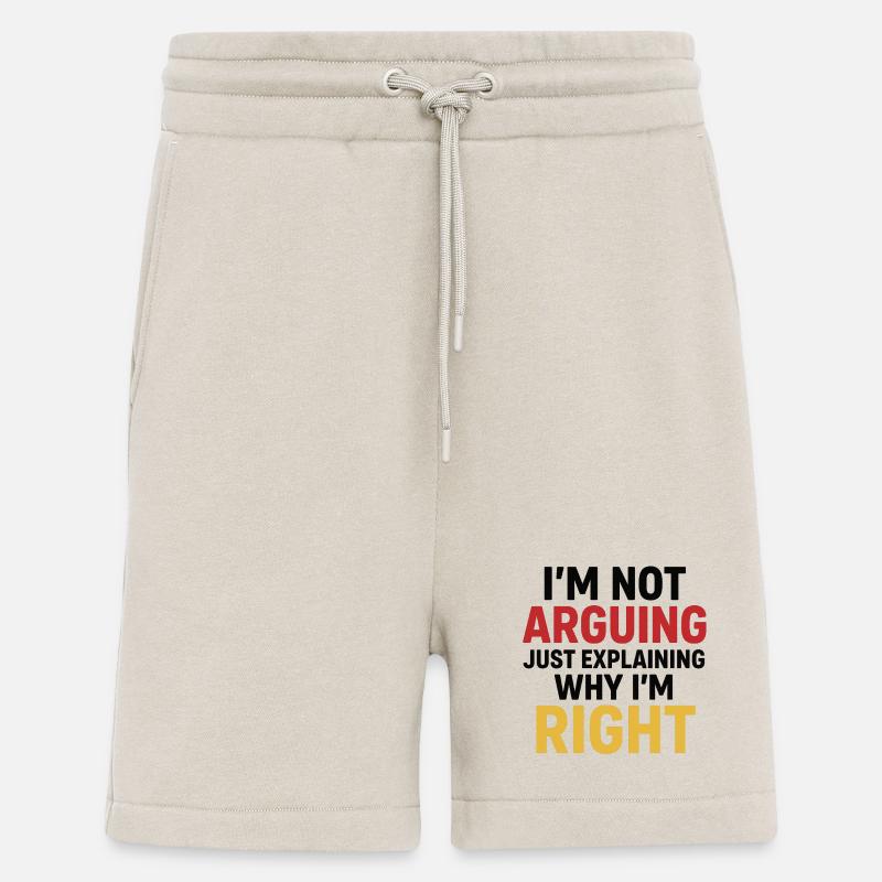 Self Expression Humor Design - Shorts - made by SPREAD - WARM CLAY