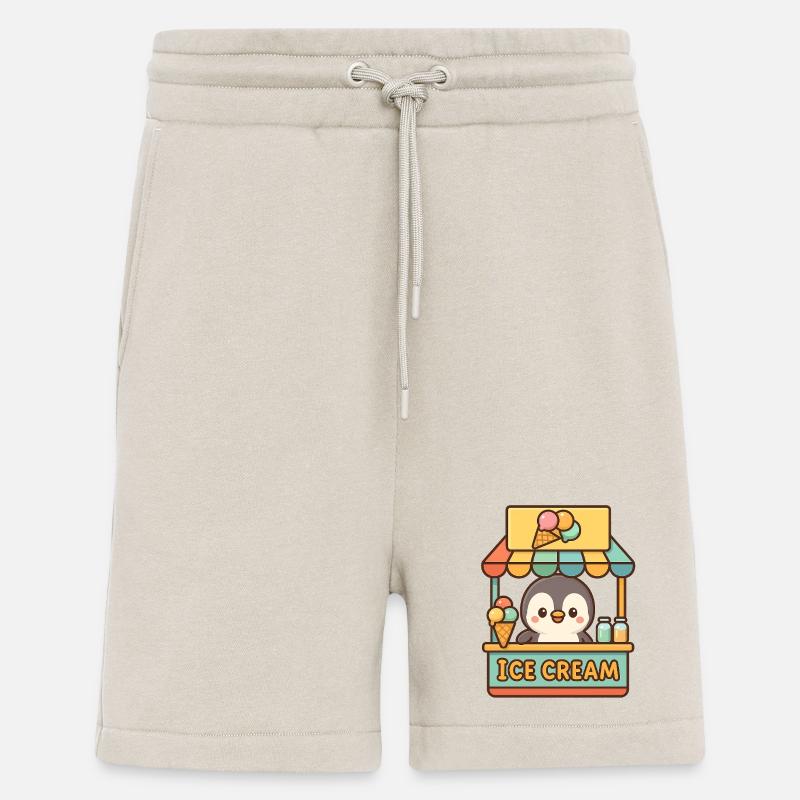 Der kleine Pinguin verkauft Eis - Shorts - made by SPREAD - WARM CLAY