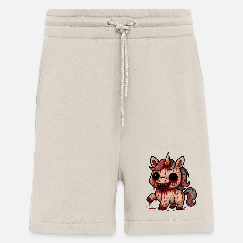 Blutiges Horror-Einhorn - Shorts - made by SPREAD - WARM CLAY