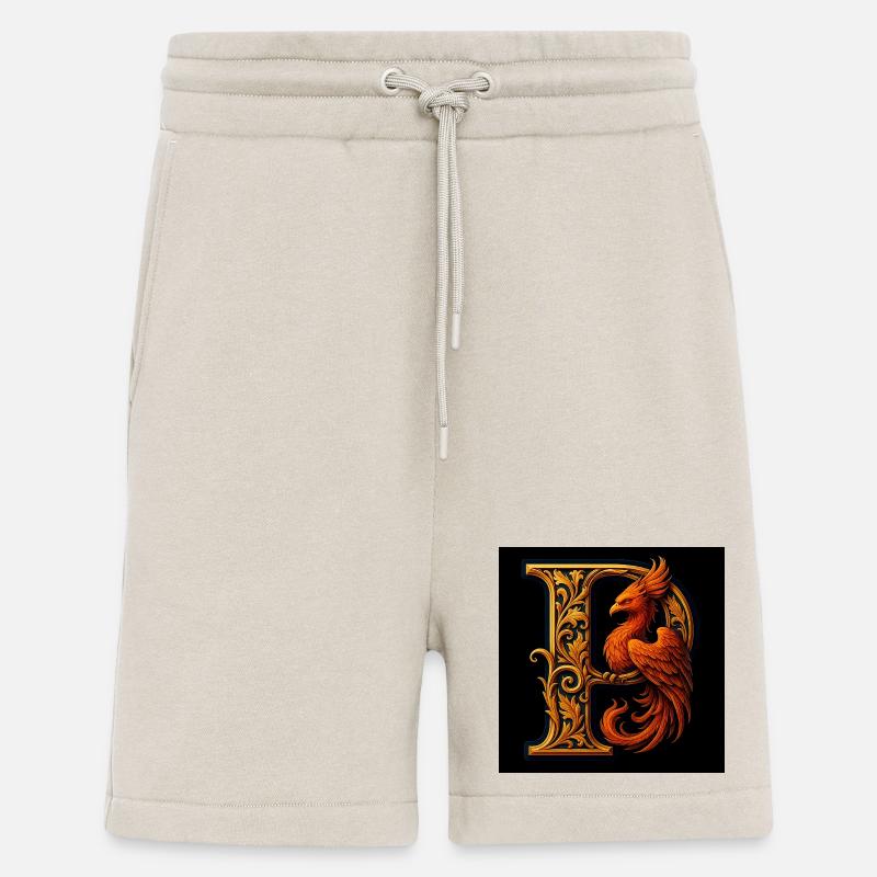 P – Magic Ornament with Phoenix - Shorts - made by SPREAD - WARM CLAY