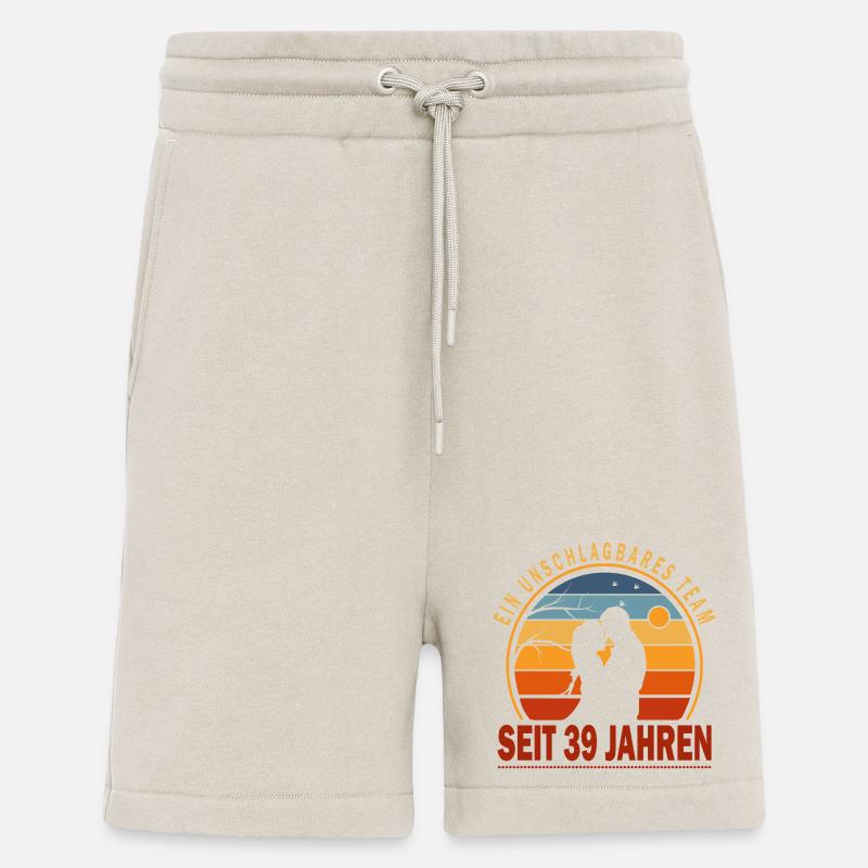 39 Jahre Beziehung Geschenk Ehemann Ehefrau - Shorts - made by SPREAD - WARM CLAY